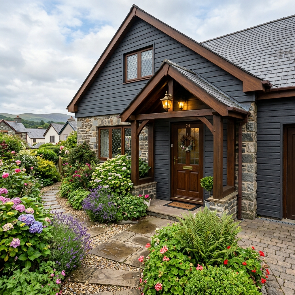 Domestic composite cladding North Wales